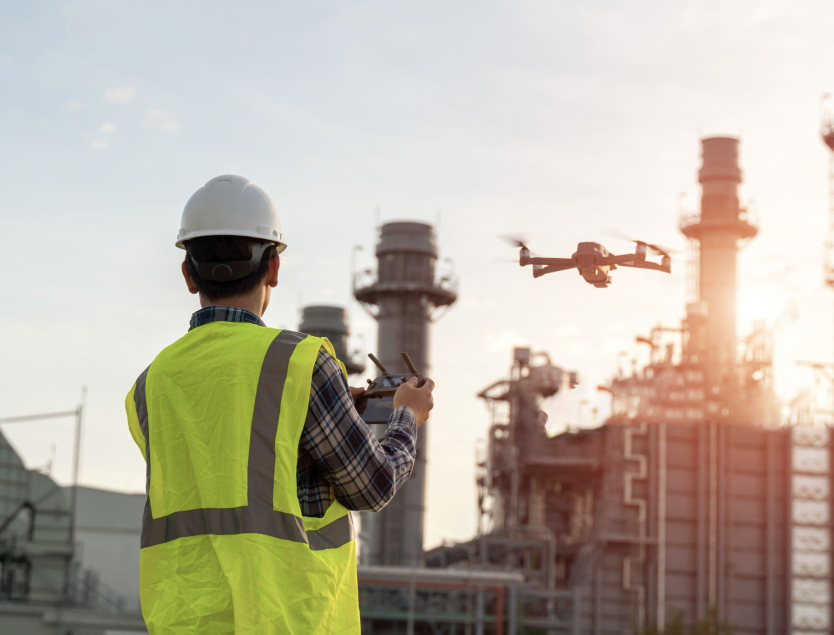 Drone piloting training operation